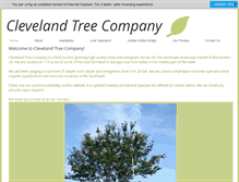 Tablet Screenshot of clevelandtrees.com